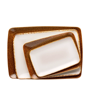 Tawny - Rectangular Plate  21x13 cm - Image 2