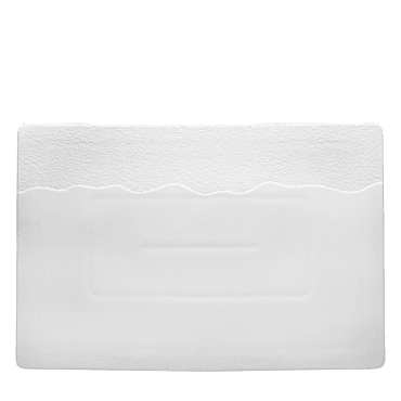 Duetto White - Rectangular Plate