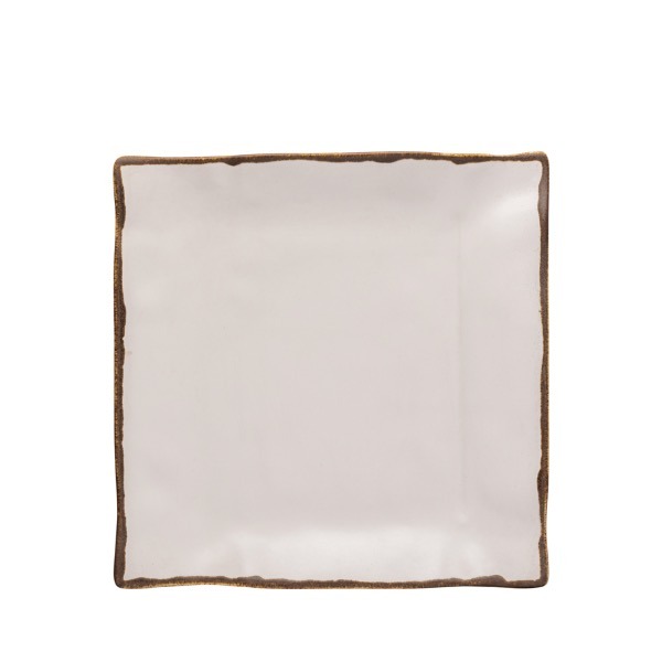 Brown Line - Square Plate