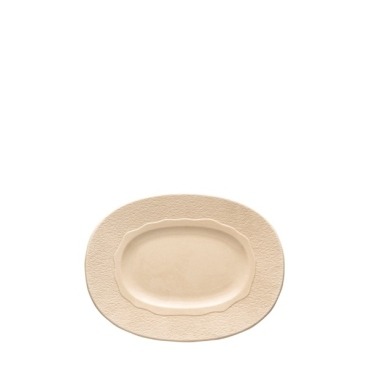 Duetto Beige – Oval Platter 24cm