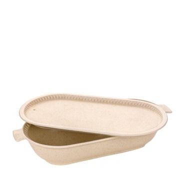 SHARE BEIGE - Oval Platter Lid