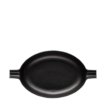 Wings Black – Oval Pot
