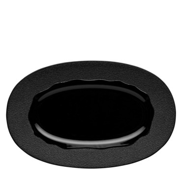 Duetto Black – Oval Platter 41cm